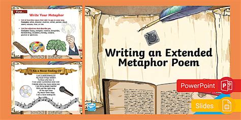 extended metaphor poem generator   grade twinkl usa