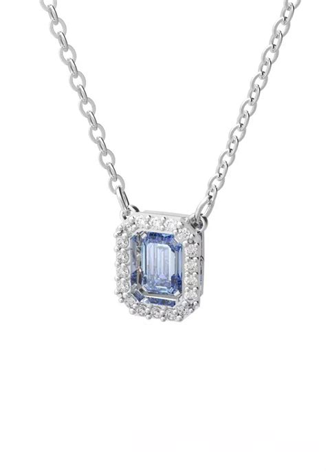 Buy Swarovski Millenia Necklace Octagon Cut Swarovski Zirconia Blue