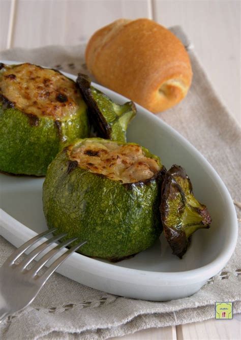 Zucchine Tonde Ripiene Di Tonno Facili E Senza Uova Ricette Ricette