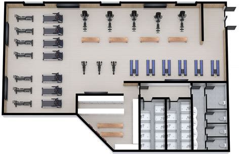 Fitness Center Layout