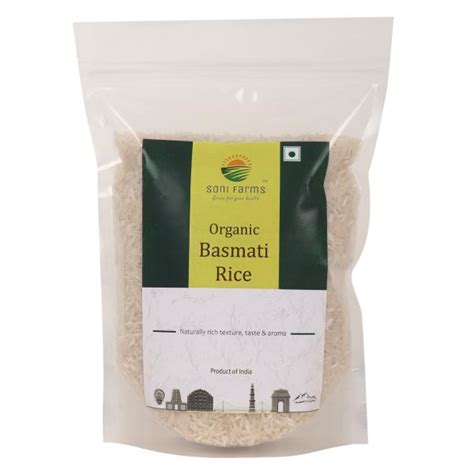 Soni Farms Certified Organic White Basmati Rice Premium Quality