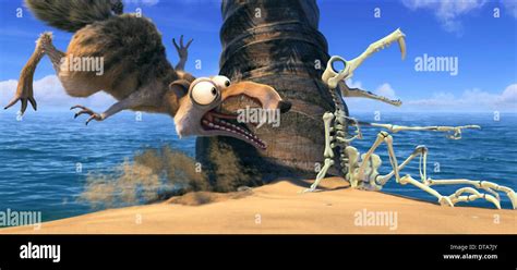 Continental Drift Scrat Skeleton 2012 High Resolution Stock Photography and Images - Alamy