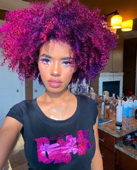 Pin By Julie Willoughby On Hair Color Purple Natural Hair Purple