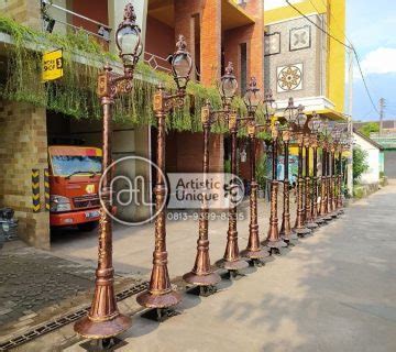 Lampu Taman Tiang Besi Terbaik Ayem Tentrem Logam