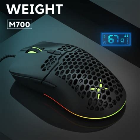 Delux M700 Wired Lightweight RGB Gaming Mouse | Shopee Malaysia