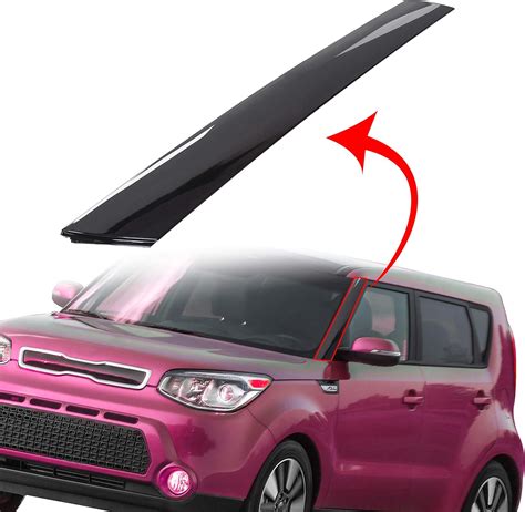 Amazon 7BLACKSMITHS Exterior Molding Windshield Pillar Trim Front