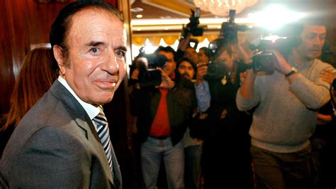 El Expresidente Argentino Carlos Menem Condenado A Cuatro A Os De