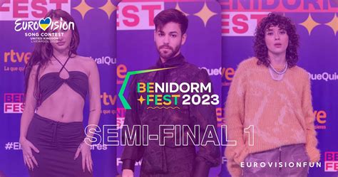 Spain The Results Of Benidorm Fest First Semi Final Eurovision