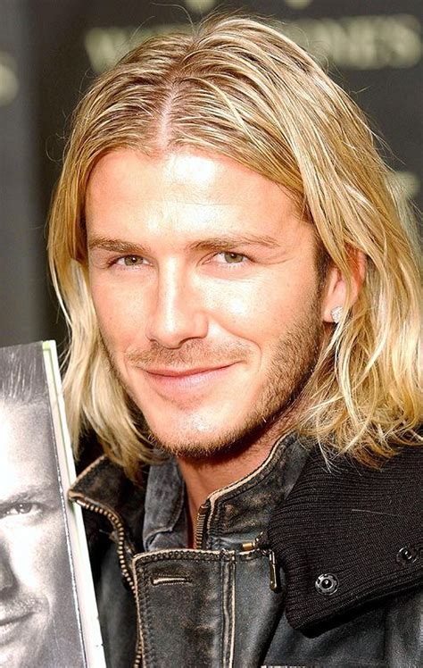 David Beckham With Long Hair - Long Hair