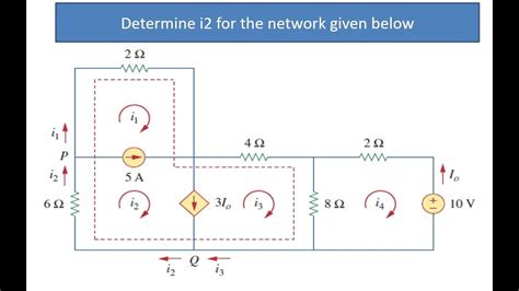 Super Mesh Analysis Electric Circuit Theory Youtube