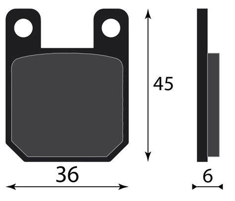 Rbp406 Pastiglie Freno Organiche Posteriore Beta R 125 Pit Bike R1