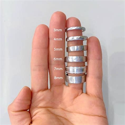 Ring Width Chart For Scale International Ring Size Chart Aqua Gems Jewels