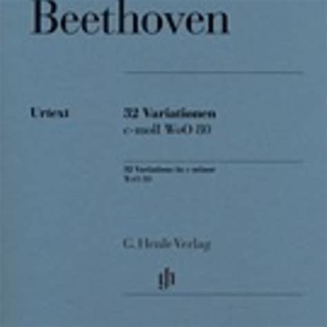 Beethoven 32 VARIATIONS C MINOR WoO 80 PianoWorks Inc