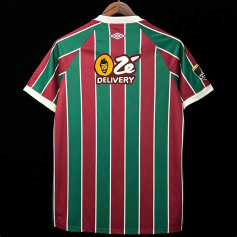 Nova Camisa Fluminense 1 Patch Final Libertadores E Todos Patrocin