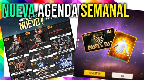 Nueva Agenda Semanal De Free Fire Pase A Diamantes Nuevo Evento Luz