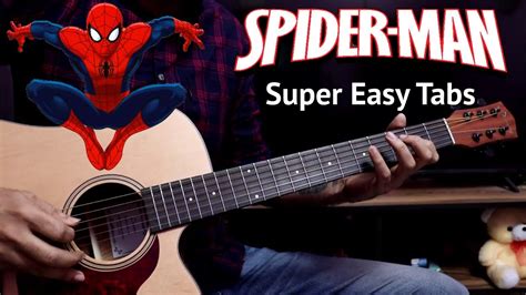 Spider Man Theme Song Easy Guitar Tabs Lesson For Beginners Youtube