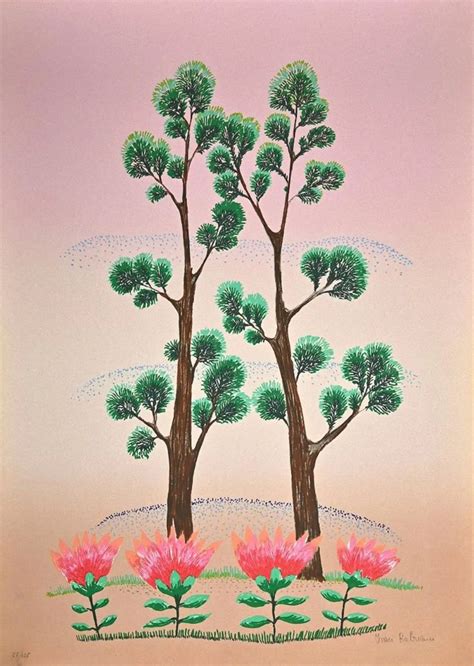 Ivan Rabuzin Pink Sky Original Screen Print By Ivan Rabuzin S