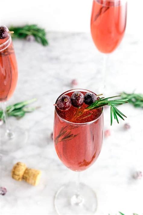 Easy Cranberry Mimosa Poinsettia Cocktail An Easy Holiday Cocktail