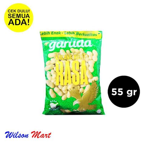 Jual GARUDA KACANG KULIT RASA BAWANG 55 GRAM Di Seller Wilson Mart