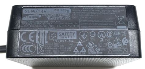 Genuine Samsung Monitor Tv Ac Dc Adapter Power Supply A Rpn V