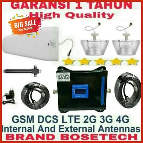 Jual Rekomendasi Penambah Sinyal Hp Tri Band 2G 3G 4G Paket 2Way Antena