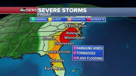 Severe Weather Outbreak Hits East Coast Just Before Long Weekend Good