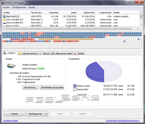 Conoce Defraggler Un Desfragmentador De Disco R Pido Eficaz Y