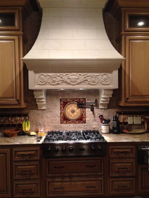 Stone Range Hoods | Custom Stone Hoods | Stone Kitchen Hoods