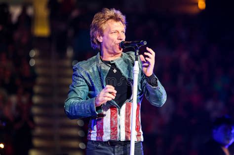 Bon Jovi live in Concert editorial image. Image of lead - 35076555