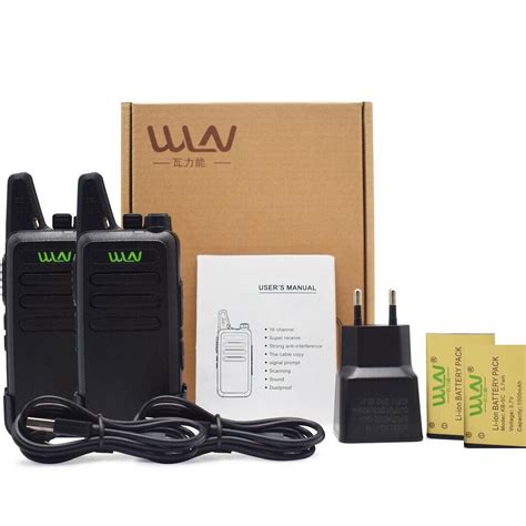 Jual COD 100 Ori HT WLN KD C1 UHF 400 470MHZ Walky Talky 16 Channel