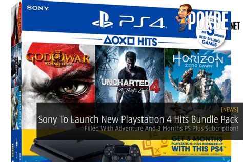 Sony To Launch New Playstation 4 Hits Bundle Pack; Filled With Adventure And 3 Months PS Plus ...