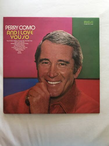 Perry Como And I Love You So Original 1973 Vinyl Sf 8360 Free Pandp