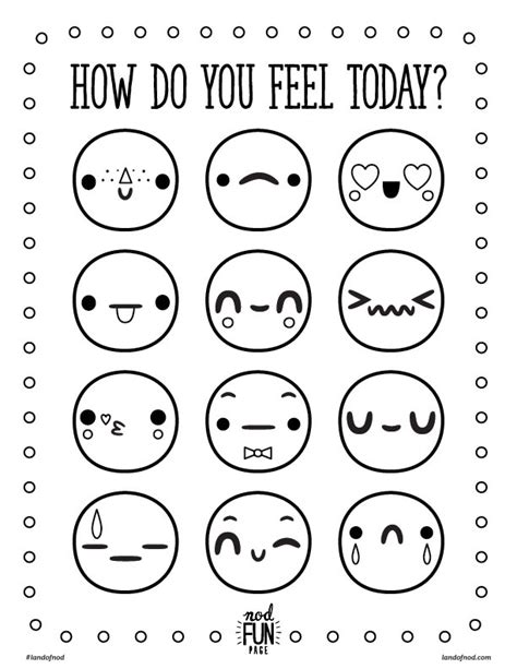 Feelings Free Printable Coloring Page Crateandkids Blog