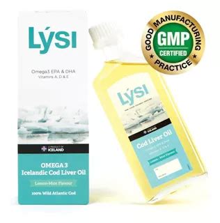 Lysi Jr Omega 3 Aceite Bacalao Sabor Limón 2500 Mg Epa Dha Omega3