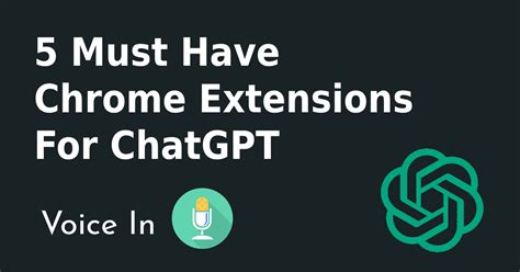 Top 5 Chrome Extensions For ChatGPT In 2024 Updated Dictanote Blog