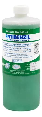 Jab N Quir Rgico Antibenzil Verde Ml