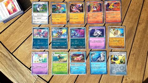 Lot Cartes Pokemon Ecarlate Et Violet Ev Ev Base Holo Reverse