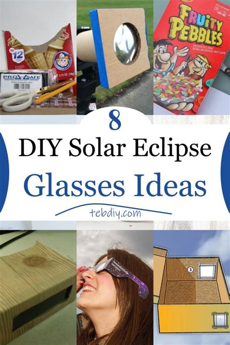 Fun DIY Solar Eclipse Glasses Ideas Made Of Simple Materials - Teb DIY