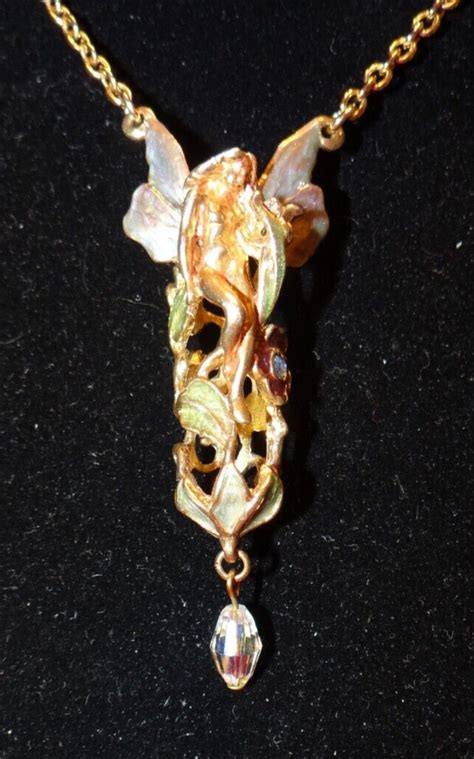 Kirks Folly Nude Fairy Pendant Necklace WOW Gem