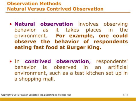 survey  observation methods comparison powerpoint