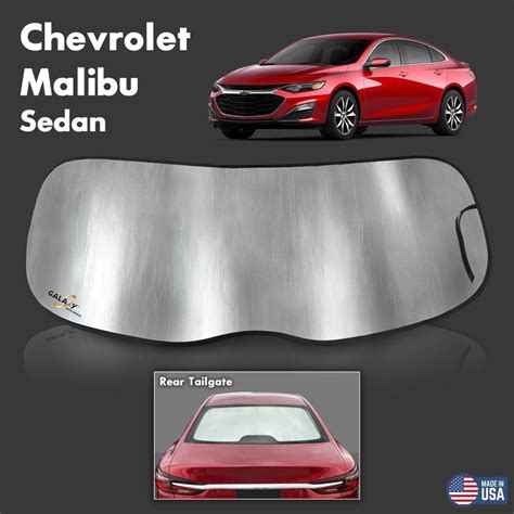 Rear Tailgate Window Sun Shade For 2016 2024 Chevrolet Malibu Sedan