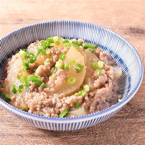 とろとろ大根と豚ひき肉煮 作り方・レシピ クラシル