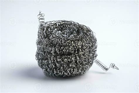 metal sponge for cleaning dishes and sinks 23552434 Stock Photo at Vecteezy