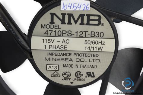 Nmb 4710ps 12t B30 Axial Fan Platinum International