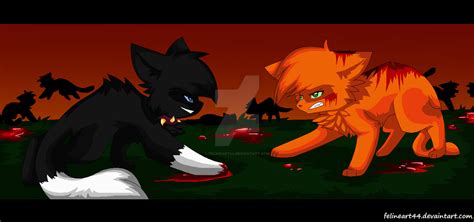 Scourge Vs Firestar By Felineart44 On Deviantart