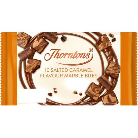 Thorntons 10 S Marble Bites Cremel Salted Caramel Flavour 10