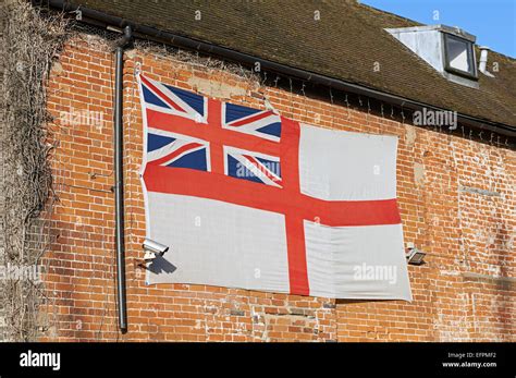 Royal Navy ensign flag Stock Photo - Alamy