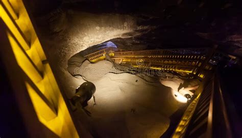 Underground Passages And Halls At Wieliczka Salt Mine Poland Editorial