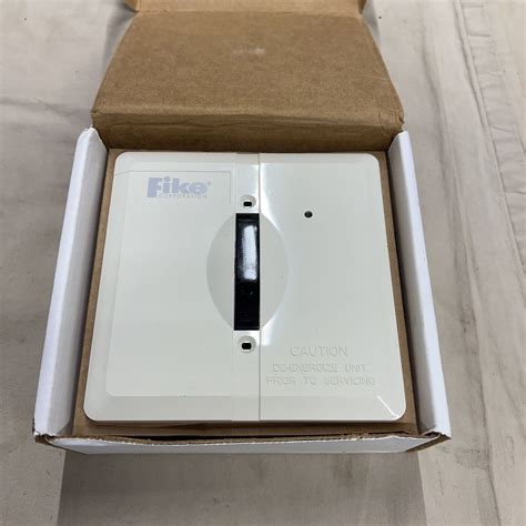 Fike 55 042 Intelligent Fire Alarm Monitor Module With Faceplate 4