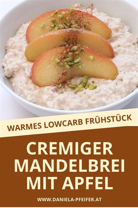 Rezept Mandelbrei Mit Apfel Lowcarb Glutenfrei Daniela Pfeifer